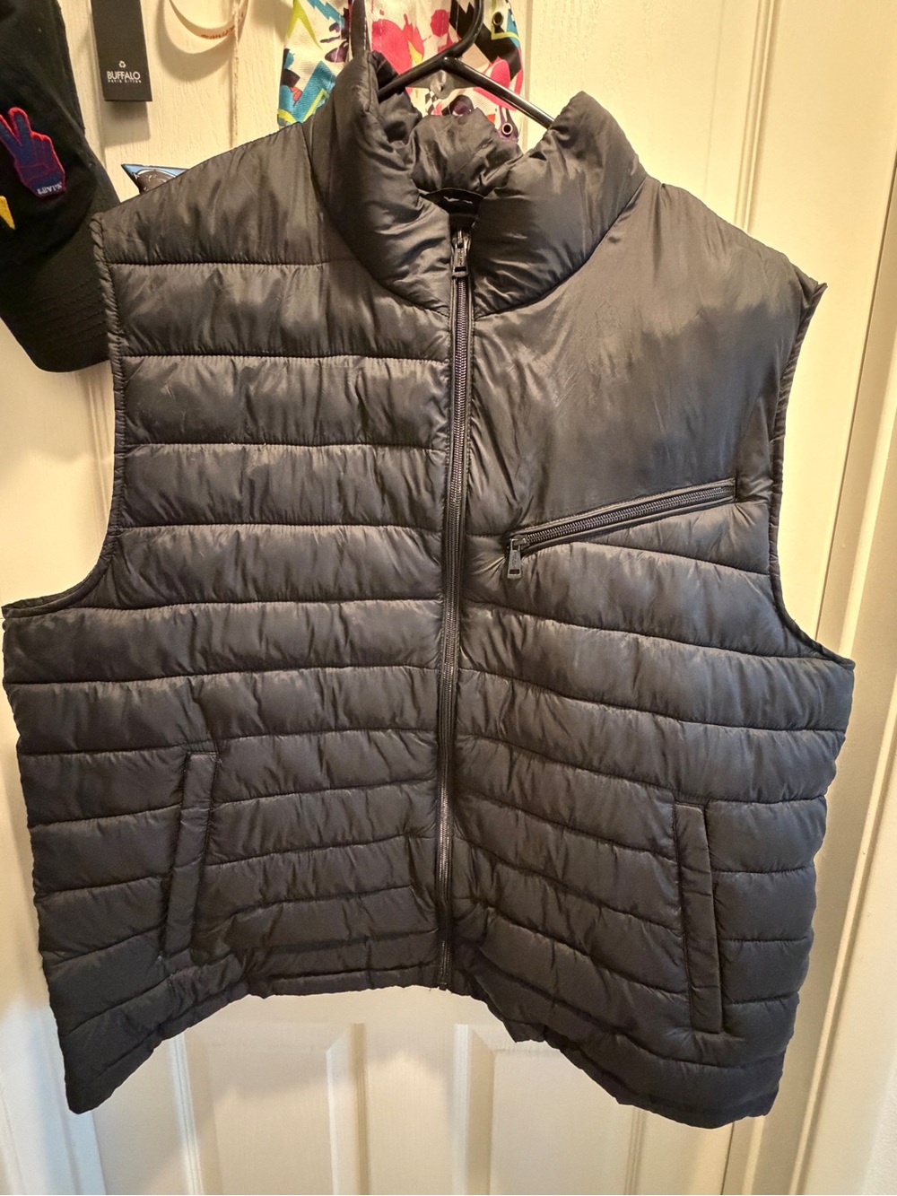 Cole Haan Men's Quilted Puffer Vest in Black